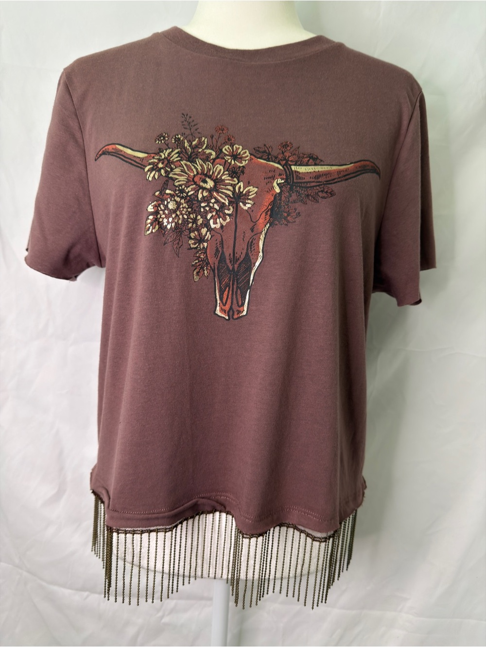 Modish Rebel Mauve Tee - Medium
